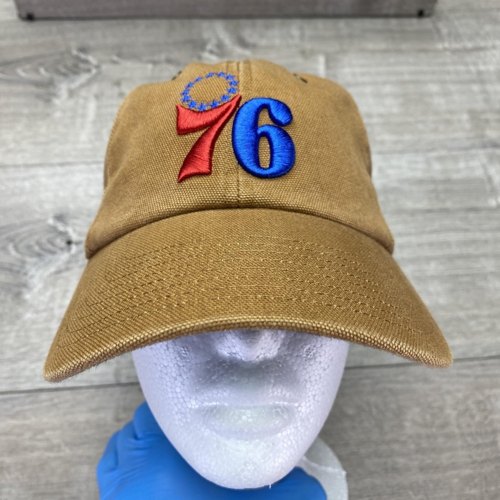 '47 Brand Hat Cap Strap Back Mens One Size Brown Canvas Carhartt 76 Patriotic‎